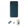 MARSİLYAN™- iPhone 11 Pro Max Kılıf Yadigar Klasik - Siyah 6D Mat Seramik Hayalet Nano Ekran Koruyucu + Shine Kamera Lens Koruma Cam - GI