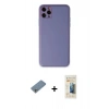 MARSİLYAN™- iPhone 11 Pro Max Kılıf Yadigar Klasik - Siyah 6D Mat Seramik Hayalet Nano Ekran Koruyucu + Shine Kamera Lens Koruma Cam - GS