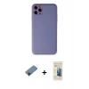 MARSİLYAN™- iPhone 11 Pro Max Kılıf Yadigar Klasik - Siyah 6D Mat Seramik Hayalet Nano Ekran Koruyucu + Shine Kamera Lens Koruma Cam - SH