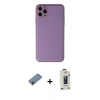 MARSİLYAN™- iPhone 11 Pro Max Kılıf Yadigar Klasik - Siyah Bilvis Hayalet Cam Ekran Koruyucu + Shine Kamera Lens Koruma Cam - GD