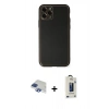 MARSİLYAN™- iPhone 11 Pro Max Kılıf Yadigar Klasik - Siyah Bilvis Hayalet Cam Ekran Koruyucu + Pers Alüminyum Kamera Lens - LT
