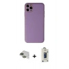MARSİLYAN™- iPhone 11 Pro Max Kılıf Yadigar Klasik - Siyah Bilvis Hayalet Cam Ekran Koruyucu + Pers Alüminyum Kamera Lens - YL