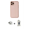 MARSİLYAN™- iPhone 11 Pro Max Kılıf Yadigar Klasik - Siyah Bilvis Hayalet Cam Ekran Koruyucu + Pers Alüminyum Kamera Lens - YL