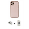 MARSİLYAN™- iPhone 11 Pro Max Kılıf Yadigar Klasik - Siyah Bilvis Hayalet Cam Ekran Koruyucu + Pers Alüminyum Kamera Lens - YL