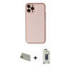 MARSİLYAN™- iPhone 11 Pro Max Kılıf Yadigar Klasik - Siyah Bilvis Hayalet Cam Ekran Koruyucu + Rainbow Kamera Lens Koruma Cam - GD