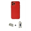 MARSİLYAN™- iPhone 11 Pro Max Kılıf Yadigar Klasik - Siyah Bilvis Hayalet Cam Ekran Koruyucu + Rainbow Kamera Lens Koruma Cam - GD