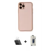 MARSİLYAN™- iPhone 11 Pro Max Kılıf Yadigar Klasik - Siyah Bilvis Hayalet Cam Ekran Koruyucu + Kamera Lens Koruma Cam - SF