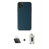 MARSİLYAN™- iPhone 11 Pro Max Kılıf Yadigar Klasik - Siyah Bilvis Hayalet Cam Ekran Koruyucu + Kamera Lens Koruma Cam - SF