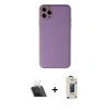 MARSİLYAN™- iPhone 11 Pro Max Kılıf Yadigar Klasik - Siyah Bilvis Hayalet Cam Ekran Koruyucu + Kamera Lens Koruma Cam - SF