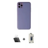 MARSİLYAN™- iPhone 11 Pro Max Kılıf Yadigar Klasik - Siyah Bilvis Hayalet Cam Ekran Koruyucu + Kamera Lens Koruma Cam - SF