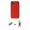 MARSİLYAN™- iPhone 11 Pro Max Kılıf Yadigar Klasik - Siyah Bilvis Hayalet Cam Ekran Koruyucu + Shine Kamera Lens Koruma Cam - GS