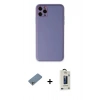 MARSİLYAN™- iPhone 11 Pro Max Kılıf Yadigar Klasik - Siyah Bilvis Hayalet Cam Ekran Koruyucu + Shine Kamera Lens Koruma Cam - GS
