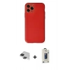 MARSİLYAN™- iPhone 11 Pro Max Kılıf Yadigar Klasik - Siyah Bilvis Hayalet Cam Ekran Koruyucu + Siyah Pers Alüminyum Kamera Lens
