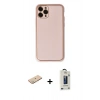 MARSİLYAN™- iPhone 11 Pro Max Kılıf Yadigar Klasik - Siyah Bilvis Hayalet Cam Ekran Koruyucu + Renkli Kamera Lens Koruma Cam - YL