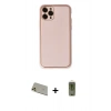 MARSİLYAN™- iPhone 11 Pro Max Kılıf Yadigar Klasik - Siyah Joko Magic 5D Hayalet Cam + Gold Rainbow Kamera Lens Koruma Cam