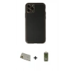 MARSİLYAN™- iPhone 11 Pro Max Kılıf Yadigar Klasik - Siyah Joko Magic 5D Hayalet Cam + Gold Rainbow Kamera Lens Koruma Cam