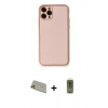 MARSİLYAN™- iPhone 11 Pro Max Kılıf Yadigar Klasik - Siyah Joko Magic 5D Hayalet Cam + Gold Rainbow Kamera Lens Koruma Cam