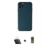 MARSİLYAN™- iPhone 11 Pro Max Kılıf Yadigar Klasik - Siyah Joko Magic 5D Hayalet Cam + Kamera Lens Koruma Cam - SF