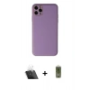 MARSİLYAN™- iPhone 11 Pro Max Kılıf Yadigar Klasik - Siyah Joko Magic 5D Hayalet Cam + Kamera Lens Koruma Cam - SF