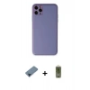 MARSİLYAN™- iPhone 11 Pro Max Kılıf Yadigar Klasik - Siyah Joko Magic 5D Hayalet Cam + Metal Kamera Lens Koruma Cam - MI