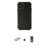 MARSİLYAN™- iPhone 11 Pro Max Kılıf Yadigar Klasik - Siyah Joko Magic 5D Hayalet Cam + Renkli Kamera Lens Koruma Cam - MI
