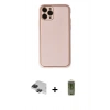 MARSİLYAN™- iPhone 11 Pro Max Kılıf Yadigar Klasik - Siyah Joko Magic 5D Hayalet Cam + Pers Alüminyum Kamera Lens - SH