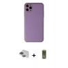 MARSİLYAN™- iPhone 11 Pro Max Kılıf Yadigar Klasik - Siyah Joko Magic 5D Hayalet Cam + Pers Alüminyum Kamera Lens - YL