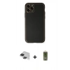 MARSİLYAN™- iPhone 11 Pro Max Kılıf Yadigar Klasik - Siyah Joko Magic 5D Hayalet Cam + Pers Alüminyum Kamera Lens - SH