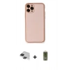 MARSİLYAN™- iPhone 11 Pro Max Kılıf Yadigar Klasik - Siyah Joko Magic 5D Hayalet Cam + Pers Alüminyum Kamera Lens - SH
