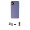 MARSİLYAN™- iPhone 11 Pro Max Kılıf Yadigar Klasik - Siyah Joko Magic 5D Hayalet Cam + Rainbow Kamera Lens Koruma Cam - YL