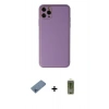 MARSİLYAN™- iPhone 11 Pro Max Kılıf Yadigar Klasik - Siyah Joko Magic 5D Hayalet Cam + Shine Kamera Lens Koruma Cam - MI