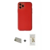 MARSİLYAN™- iPhone 11 Pro Max Kılıf Yadigar Klasik - Siyah Mat Seramik Nano Ekran Koruyucu + Gold Rainbow Kamera Lens Koruma Cam