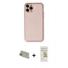MARSİLYAN™- iPhone 11 Pro Max Kılıf Yadigar Klasik - Siyah Mat Seramik Nano Ekran Koruyucu + Gold Rainbow Kamera Lens Koruma Cam