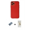 MARSİLYAN™- iPhone 11 Pro Max Kılıf Yadigar Klasik - Siyah Mat Seramik Nano Ekran Koruyucu + Metal Kamera Lens Koruma Cam - MI