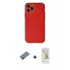 MARSİLYAN™- iPhone 11 Pro Max Kılıf Yadigar Klasik - Siyah Mat Seramik Nano Ekran Koruyucu + Metal Kamera Lens Koruma Cam - MR