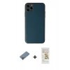 MARSİLYAN™- iPhone 11 Pro Max Kılıf Yadigar Klasik - Siyah Mat Seramik Nano Ekran Koruyucu + Metal Kamera Lens Koruma Cam - MR