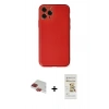 MARSİLYAN™- iPhone 11 Pro Max Kılıf Yadigar Klasik - Siyah Mat Seramik Nano Ekran Koruyucu + Pers Alüminyum Kamera Lens - KI