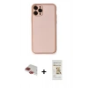 MARSİLYAN™- iPhone 11 Pro Max Kılıf Yadigar Klasik - Siyah Mat Seramik Nano Ekran Koruyucu + Pers Alüminyum Kamera Lens - KI