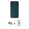 MARSİLYAN™- iPhone 11 Pro Max Kılıf Yadigar Klasik - Siyah Mat Seramik Nano Ekran Koruyucu + Rainbow Kamera Lens Koruma Cam - YL