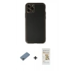 MARSİLYAN™- iPhone 11 Pro Max Kılıf Yadigar Klasik - Siyah Mat Seramik Nano Ekran Koruyucu + Shine Kamera Lens Koruma Cam - SABE