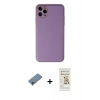 MARSİLYAN™- iPhone 11 Pro Max Kılıf Yadigar Klasik - Siyah Mat Seramik Nano Ekran Koruyucu + Shine Kamera Lens Koruma Cam - SABE