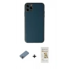 MARSİLYAN™- iPhone 11 Pro Max Kılıf Yadigar Klasik - Siyah Mat Seramik Nano Ekran Koruyucu + Shine Kamera Lens Koruma Cam - GI