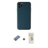 MARSİLYAN™- iPhone 11 Pro Max Kılıf Yadigar Klasik - Siyah Mat Seramik Nano Ekran Koruyucu + Shine Kamera Lens Koruma Cam - SABE
