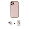 MARSİLYAN™- iPhone 11 Pro Max Kılıf Yadigar Klasik - Siyah Mat Seramik Nano Ekran Koruyucu + Siyah Pers Alüminyum Kamera Lens