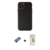 MARSİLYAN™- iPhone 11 Pro Max Kılıf Yadigar Klasik - Siyah Mat Seramik Nano Ekran Koruyucu + Shine Kamera Lens Koruma Cam - SH