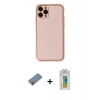 MARSİLYAN™- iPhone 11 Pro Max Kılıf Yadigar Klasik - Siyah Polymer Nano Ekran Koruyucu + Metal Kamera Lens Koruma Cam - GD