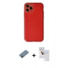 MARSİLYAN™- iPhone 11 Pro Max Kılıf Yadigar Klasik - Siyah Seramik Nano Ekran Koruyucu + Metal Kamera Lens Koruma Cam - AKYL