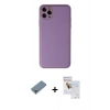MARSİLYAN™- iPhone 11 Pro Max Kılıf Yadigar Klasik - Siyah Seramik Nano Ekran Koruyucu + Metal Kamera Lens Koruma Cam - GD