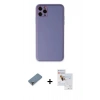 MARSİLYAN™- iPhone 11 Pro Max Kılıf Yadigar Klasik - Siyah Seramik Nano Ekran Koruyucu + Metal Kamera Lens Koruma Cam - GD