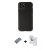 MARSİLYAN™- iPhone 11 Pro Max Kılıf Yadigar Klasik - Siyah Seramik Nano Ekran Koruyucu + Metal Kamera Lens Koruma Cam - GS